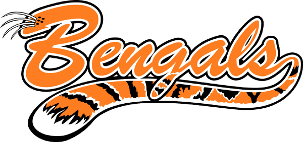 Bengals text sports team sticker. Make it yours!